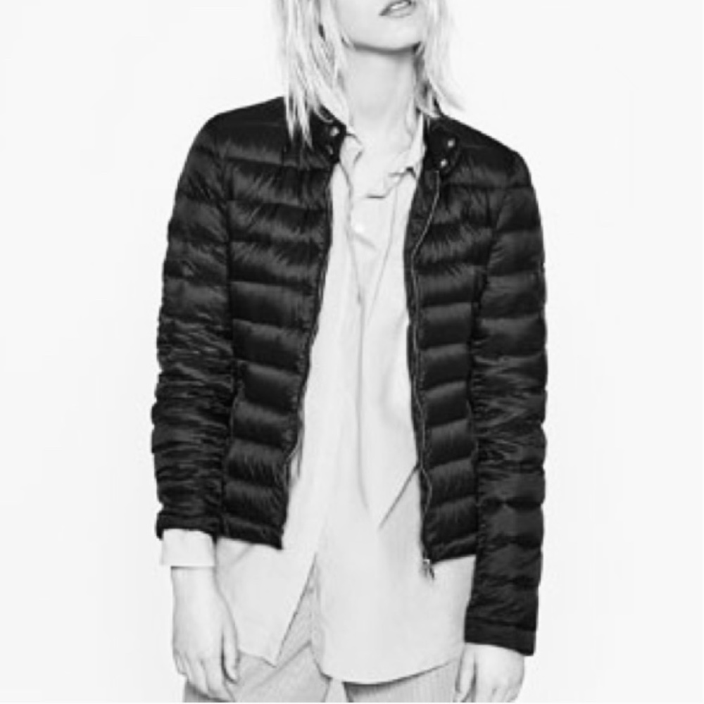 Zara Down Jacket with gold details